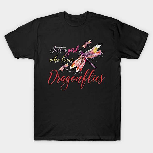 Dragonfly Lady Gift Animal Dragonfly T-Shirt by shirtsyoulike